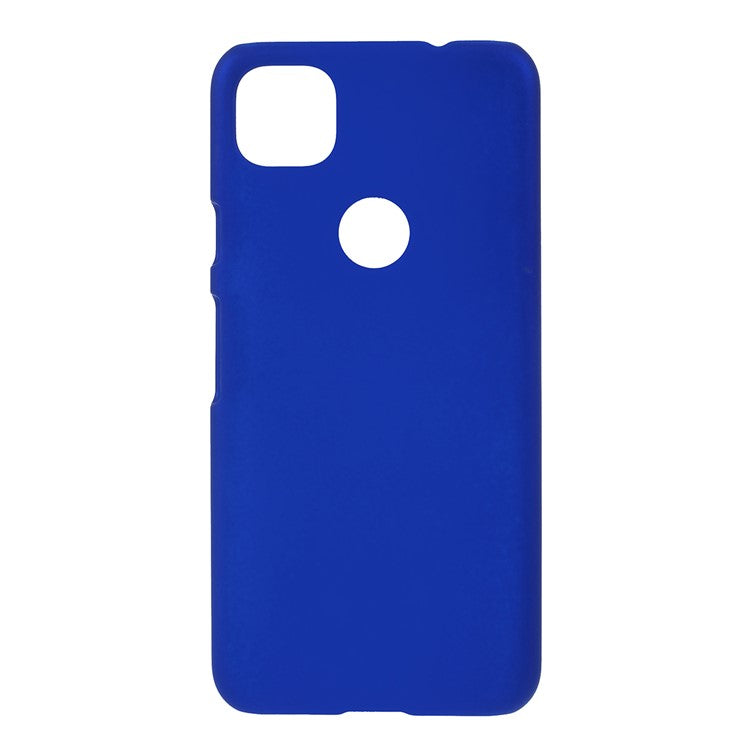 Rubberized Hard PC Case for Google Pixel 4a - Dark Blue