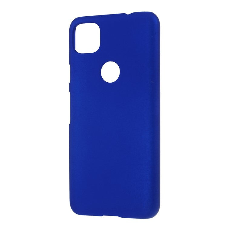 Rubberized Hard PC Case for Google Pixel 4a - Dark Blue