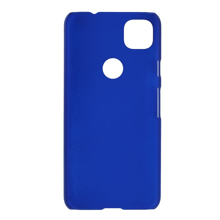 Rubberized Hard PC Case for Google Pixel 4a - Dark Blue