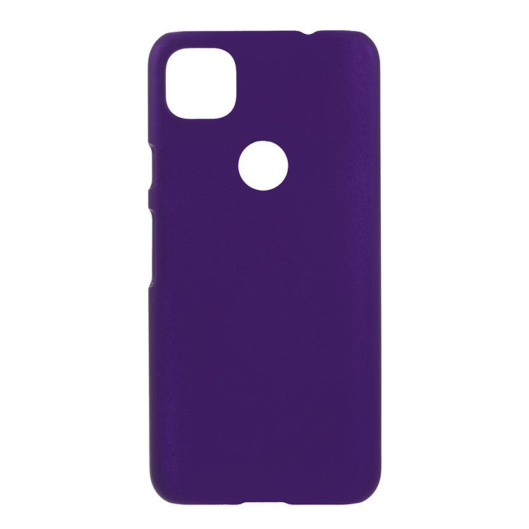 Rubberized Hard PC Case for Google Pixel 4a - Purple