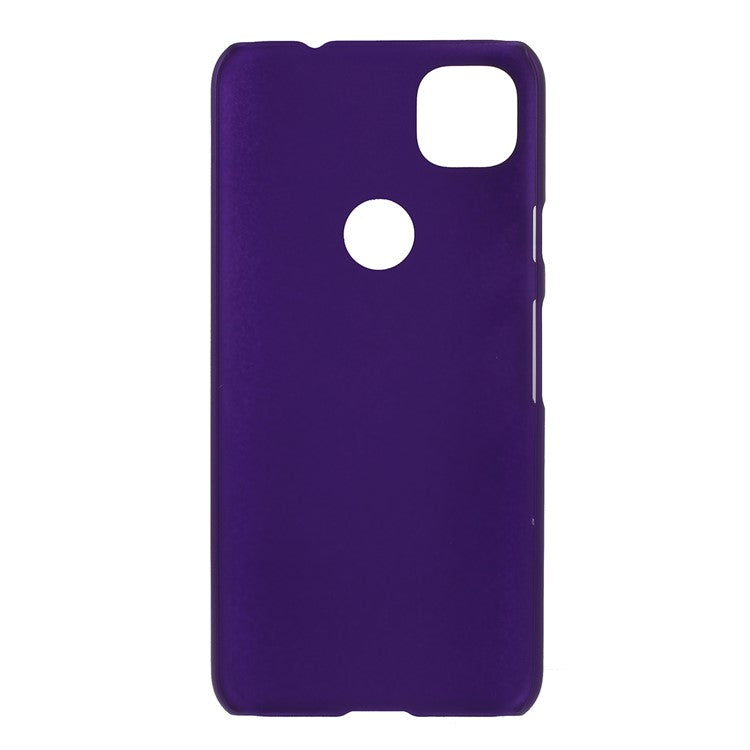 Rubberized Hard PC Case for Google Pixel 4a - Purple