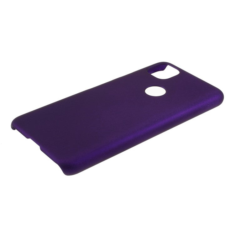 Rubberized Hard PC Case for Google Pixel 4a - Purple