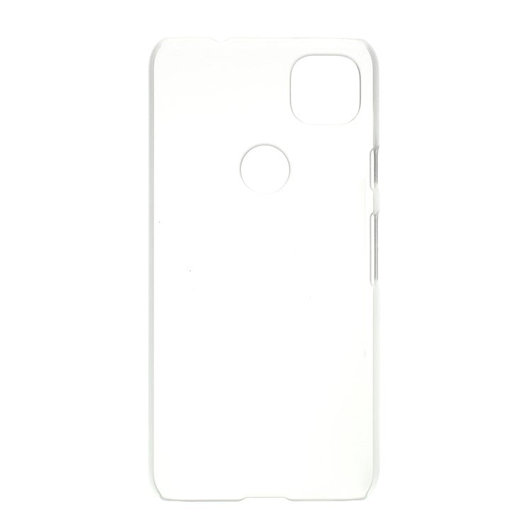 Rubberized Hard PC Case for Google Pixel 4a - Transparent