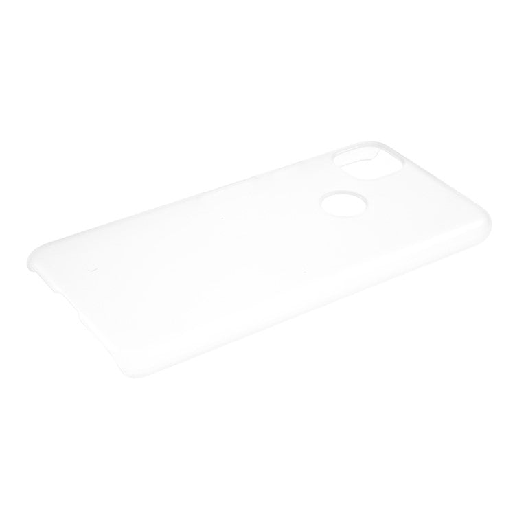 Rubberized Hard PC Case for Google Pixel 4a - Transparent