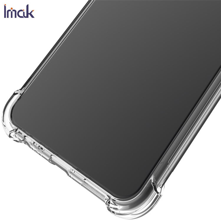 IMAK Silky Anti-drop TPU Case + Screen Protector Film for Google Pixel 4a - Transparent