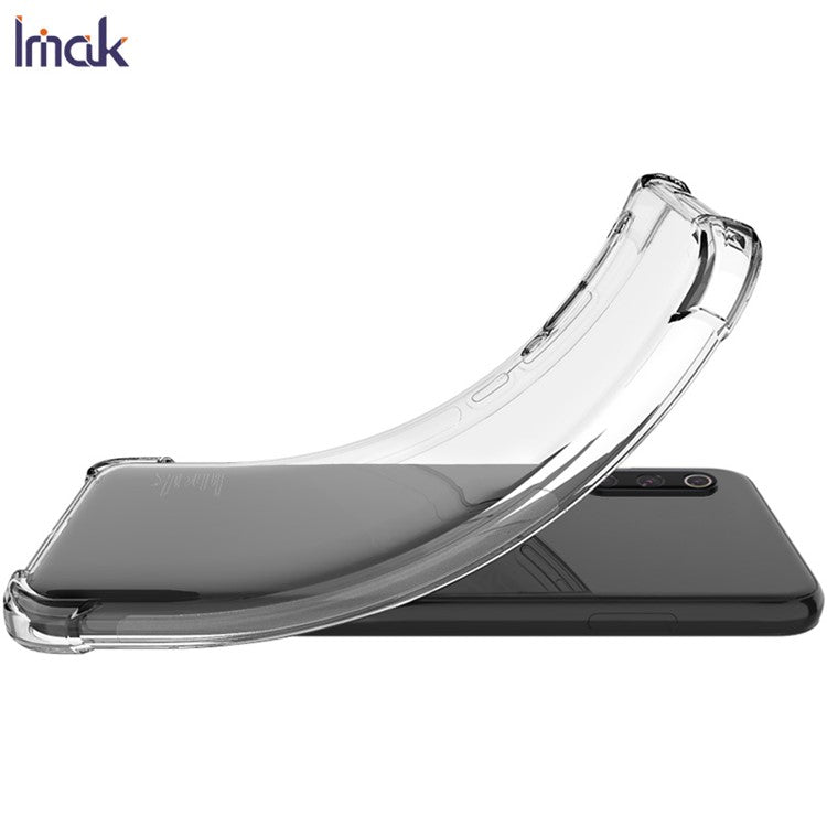 IMAK Silky Anti-drop TPU Case + Screen Protector Film for Google Pixel 4a - Transparent