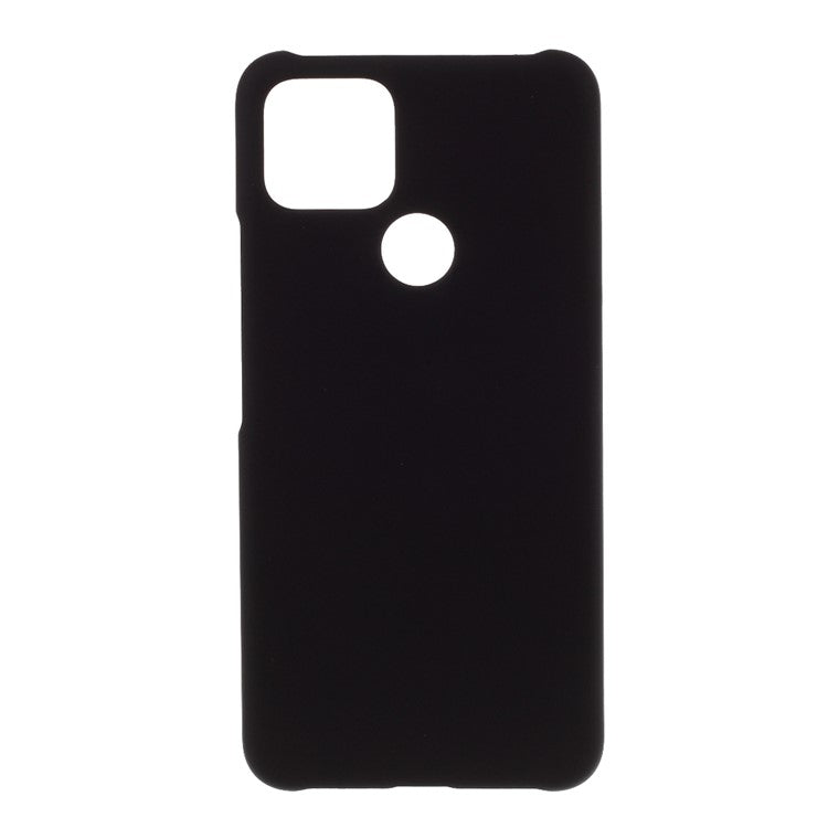 Rubberized Hard PC Case for Google Pixel 4a 5G/Pixel 5XL - Black