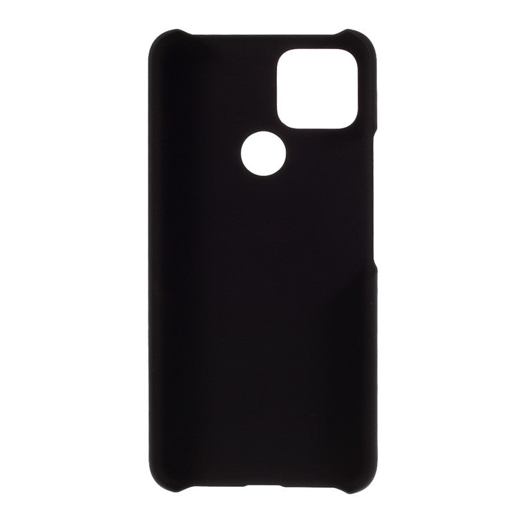 Rubberized Hard PC Case for Google Pixel 4a 5G/Pixel 5XL - Black