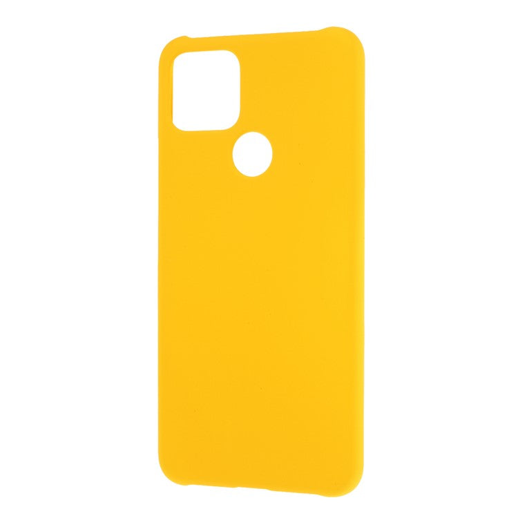 Rubberized Hard PC Case for Google Pixel 4a 5G/Pixel 5XL - Yellow