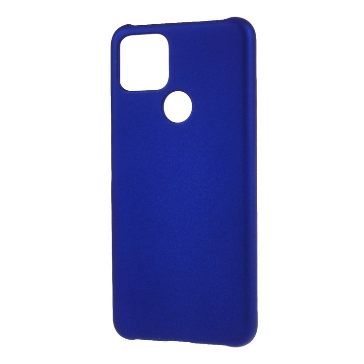 Rubberized Hard PC Case for Google Pixel 4a 5G/Pixel 5XL - Dark Blue