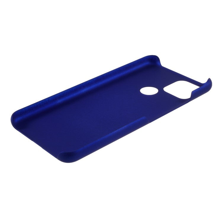 Rubberized Hard PC Case for Google Pixel 4a 5G/Pixel 5XL - Dark Blue