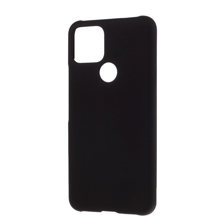 Rubberized Hard Plastic Case for Google Pixel 5 - Black