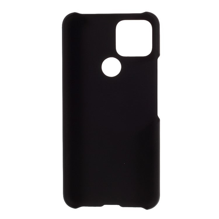 Rubberized Hard Plastic Case for Google Pixel 5 - Black