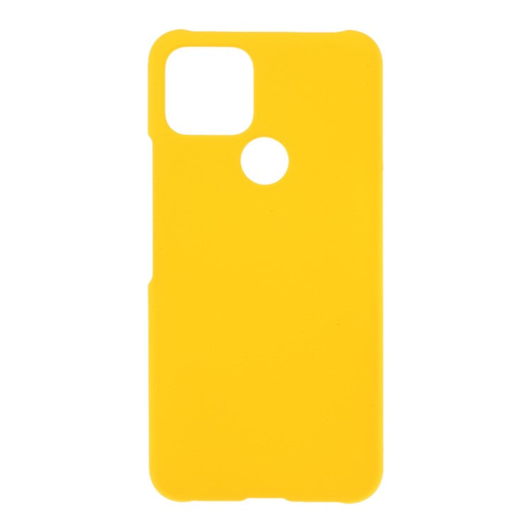 Rubberized Hard Plastic Case for Google Pixel 5 - Yellow