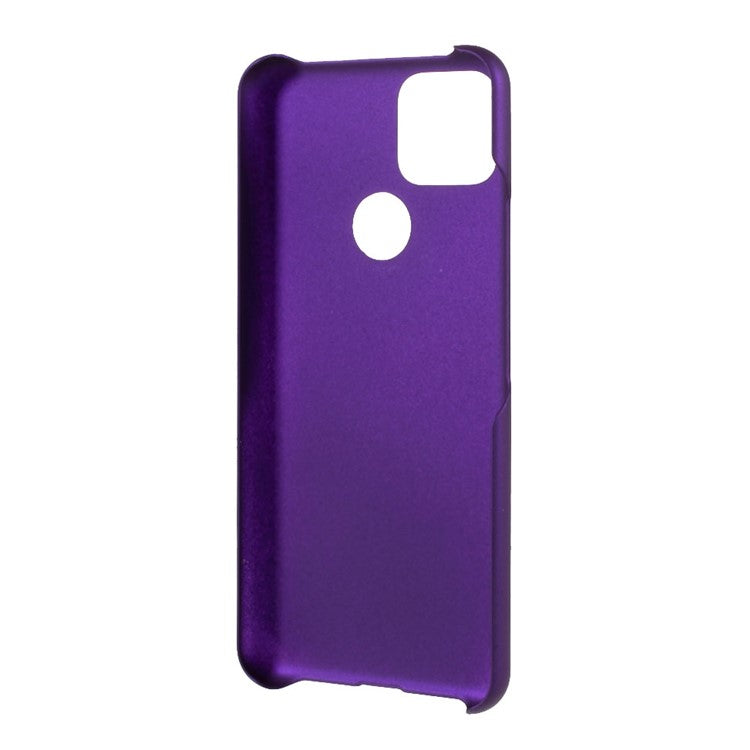 Rubberized Hard Plastic Phone Case for Google Pixel 5a - Purple