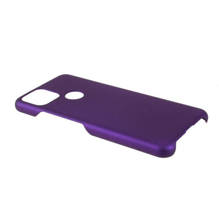 Rubberized Hard Plastic Phone Case for Google Pixel 5a - Purple