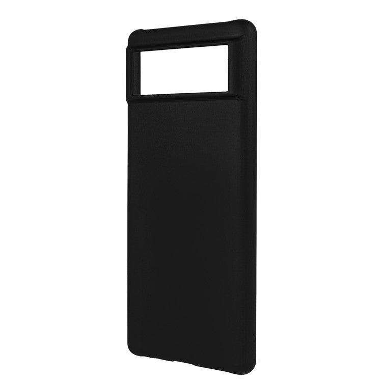 Hard Plastic Rubberized Phone Case Protector for Google Pixel 6 - Black