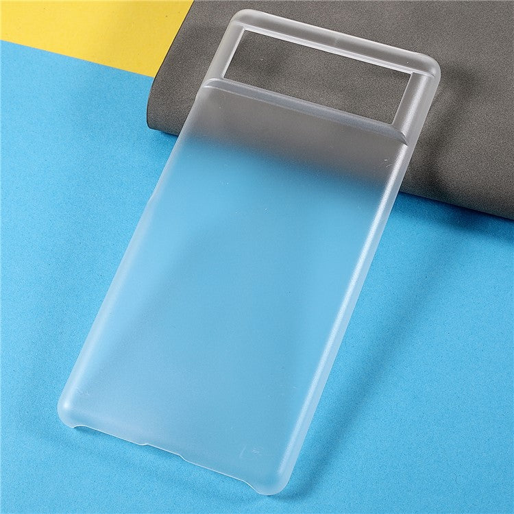 Hard Plastic Rubberized Phone Case Protector for Google Pixel 6 - Transparent