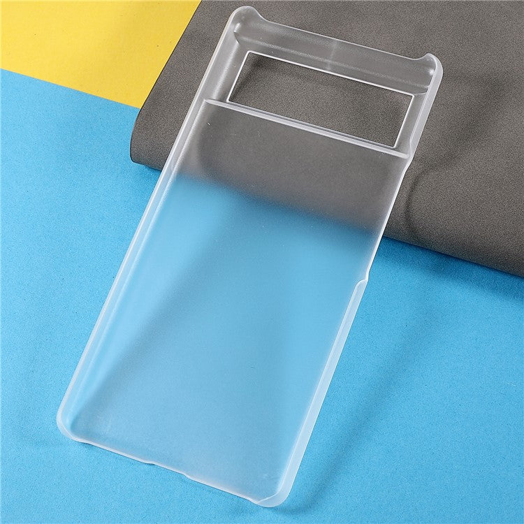 Hard Plastic Rubberized Phone Case Protector for Google Pixel 6 - Transparent