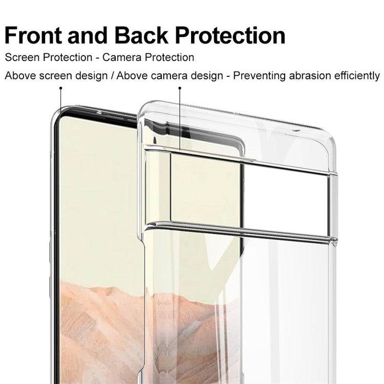 IMAK Crystal Case II Pro Hard Plastic Shockproof Protective Phone Case for Google Pixel 6 Pro