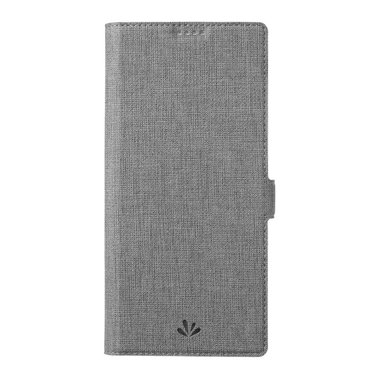 VILI K Series Double Magnetic Clasps Closure Stand Wallet Leather Phone Case Shell for Google Pixel 6 Pro - Grey