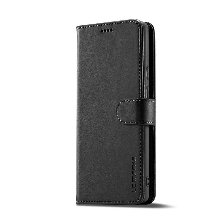 LC.IMEEKE PU Leather Wallet Stand Flip Shockproof Protective Cover for Google Pixel 6 - Black