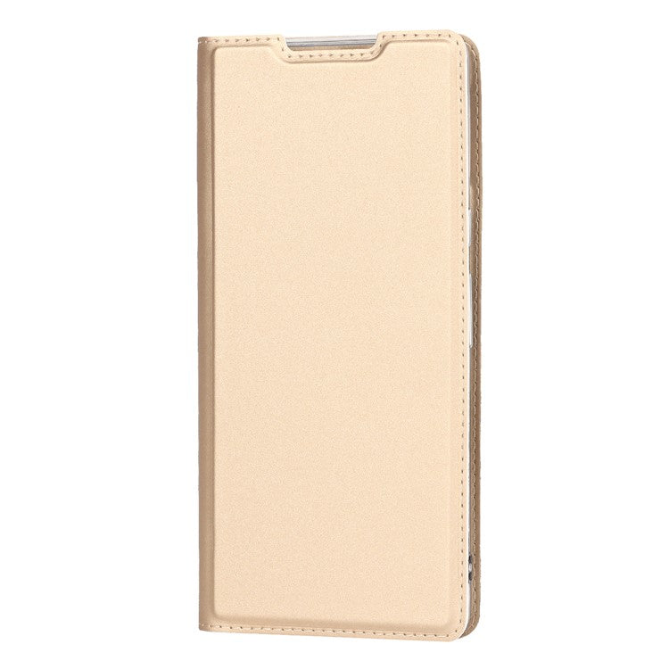 PU Leather Card Holder Design Light Slim Protective Phone Case with Stand for Google Pixel 6 Pro - Gold