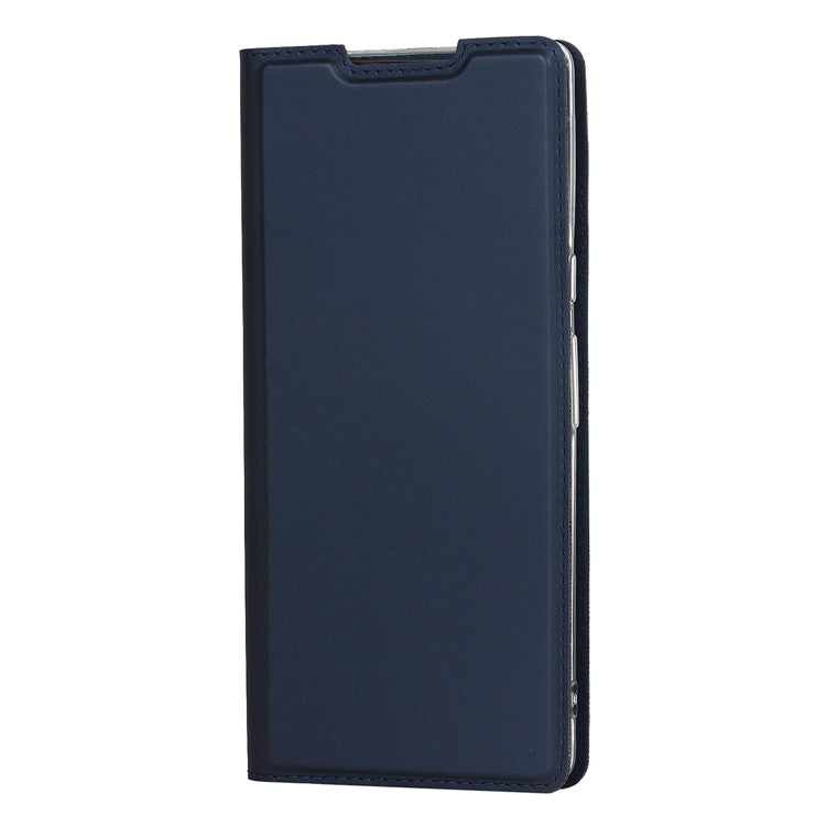 PU Leather Card Holder Design Light Slim Protective Phone Case with Stand for Google Pixel 6 Pro - Blue