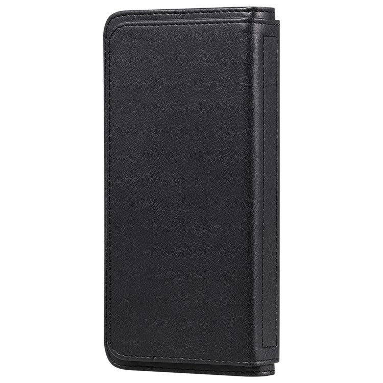 For Google Pixel 6 KT Multi-functional Series-1 PU Leather 10 Card Slots Holder Flip Cover Stand Magnetic Wallet Phone Case - Black