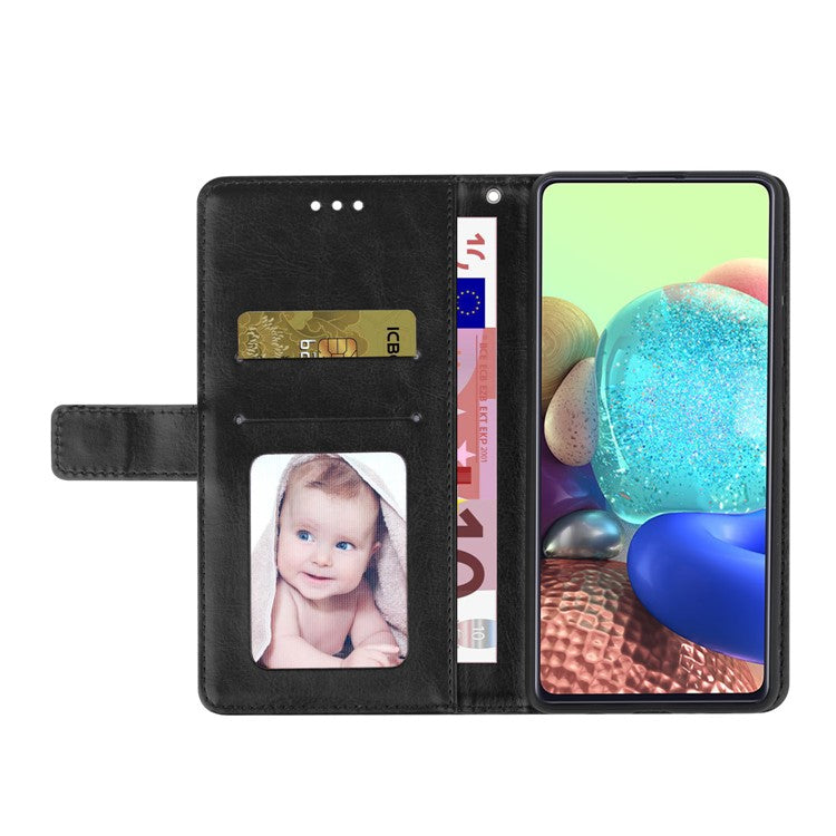 For Google Pixel 6a Y-shaped Lines Imprinted Handy Strap Magnetic PU Leather Stand Flip Wallet Phone Cover - Black