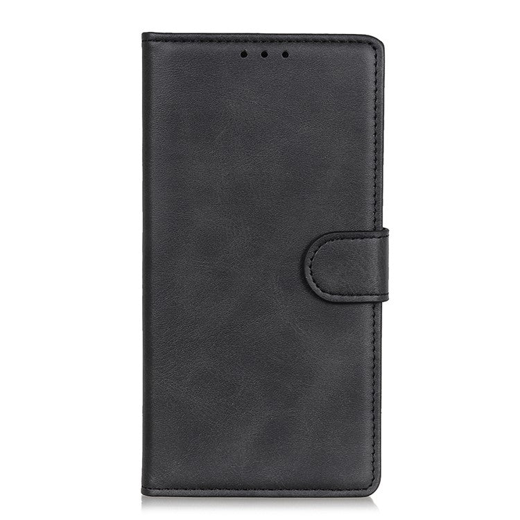 Textured PU Leather Phone Cover with Stand Wallet Feature for Google Pixel 6a - Black