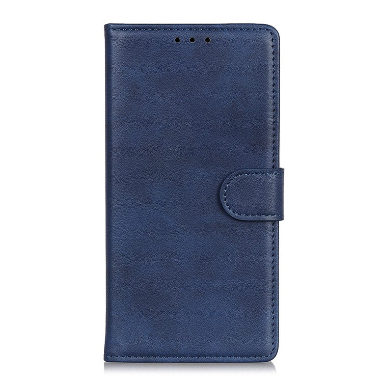 Textured PU Leather Phone Cover with Stand Wallet Feature for Google Pixel 6a - Blue