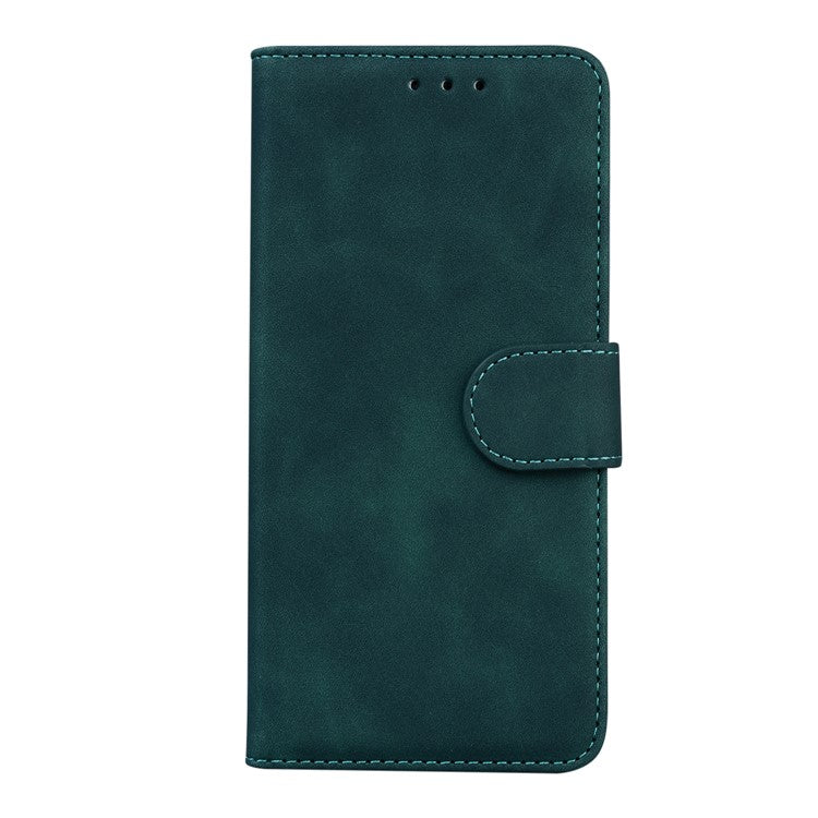 PU Leather + TPU Phone Case Magnetic Clasp Stand Wallet Protective Cover for Google Pixel 6a - Green