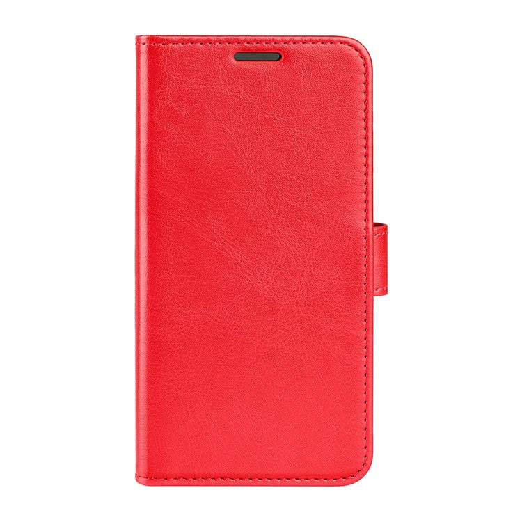 For Google Pixel 7 Pro 5G Crazy Horse Texture Phone Case PU Leather All-round Protection Stand Wallet Cover - Red