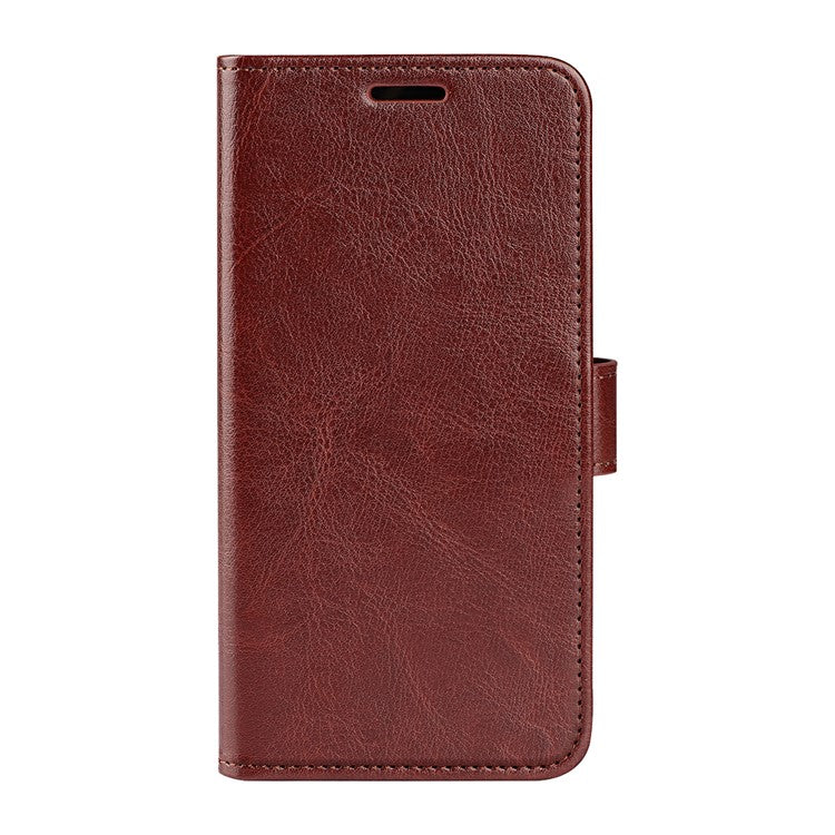 For Google Pixel 7 Pro 5G Crazy Horse Texture Phone Case PU Leather All-round Protection Stand Wallet Cover - Brown