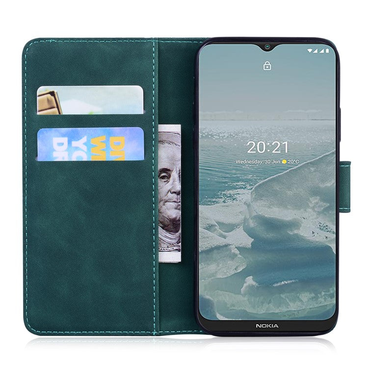 For Google Pixel 7 Pro 5G Butterfly Pattern Printing PU Leather Wallet Flip Case Stand Function Shockproof Phone Cover - Green