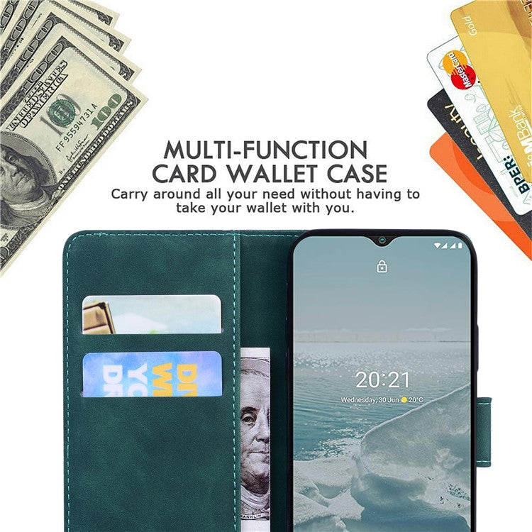 For Google Pixel 7 Pro 5G Butterfly Pattern Printing PU Leather Wallet Flip Case Stand Function Shockproof Phone Cover - Green