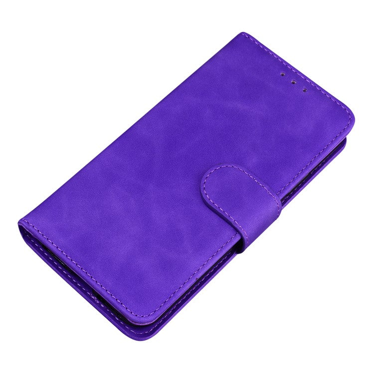 For Google Pixel 7 5G Flip Book PU Leather Wallet-Style Phone Case Stand Feature TPU Shockproof Interior Cover Shell - Purple