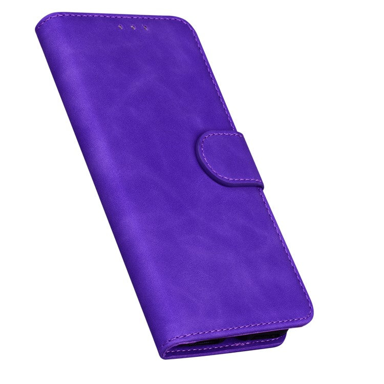 For Google Pixel 7 5G Flip Book PU Leather Wallet-Style Phone Case Stand Feature TPU Shockproof Interior Cover Shell - Purple