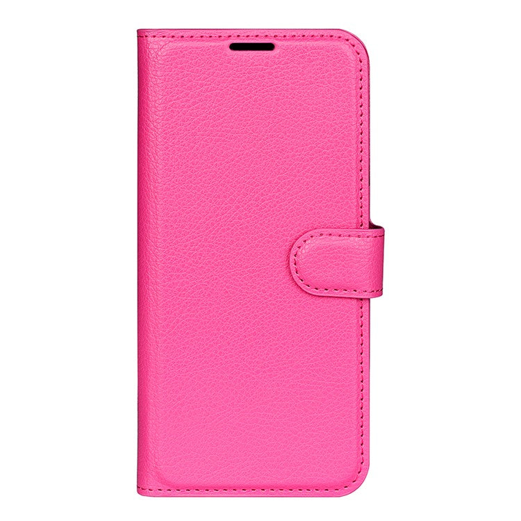 For Google Pixel 7 5G PU Leather Phone Case Wallet Stand Litchi Texture Full Protection Shell - Rose