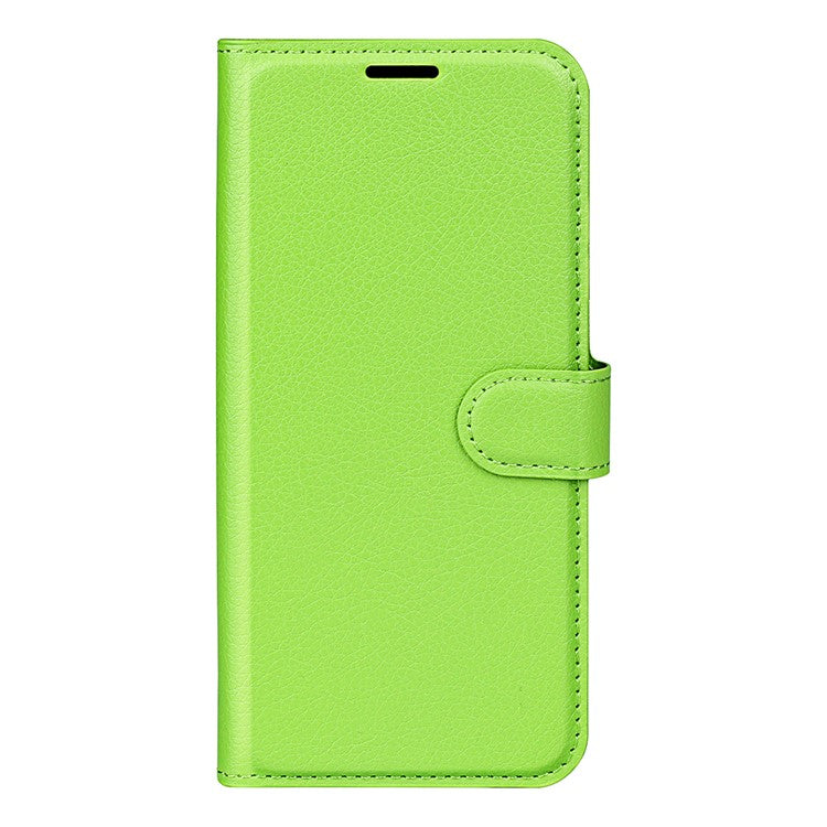 For Google Pixel 7 5G PU Leather Phone Case Wallet Stand Litchi Texture Full Protection Shell - Green