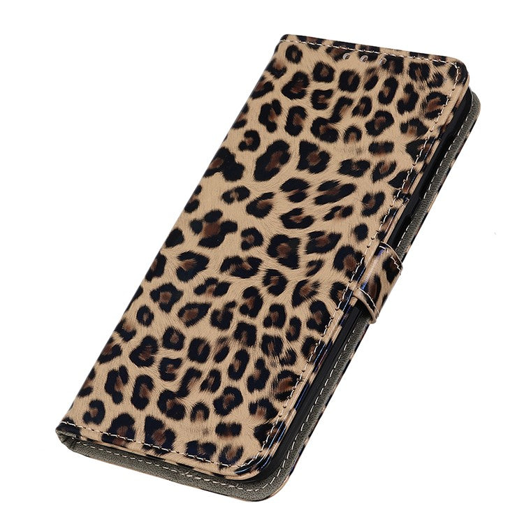 For Google Pixel 7 Leopard Pattern PU Leather Cover Wallet Stand Full Protection Magnetic Flip Case