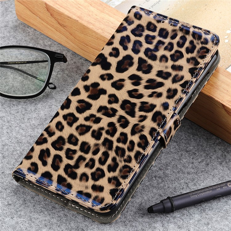 For Google Pixel 7 Leopard Pattern PU Leather Cover Wallet Stand Full Protection Magnetic Flip Case