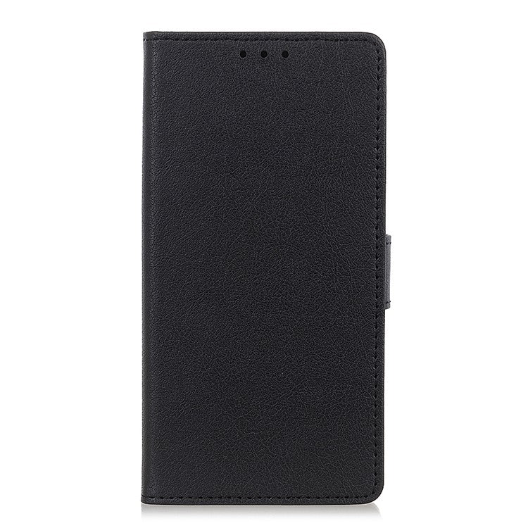 For Google Pixel 7 Pro 5G PU Leather Flip Protective Phone Case Stand Design Full Body Protection Wallet Cover - Black