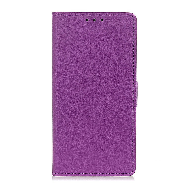 For Google Pixel 7 Pro 5G PU Leather Flip Protective Phone Case Stand Design Full Body Protection Wallet Cover - Purple