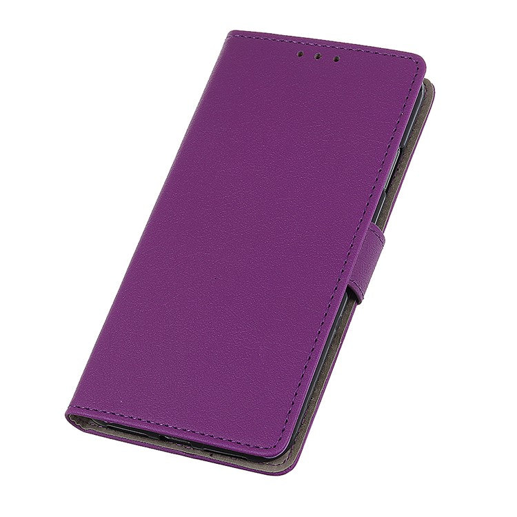 For Google Pixel 7 Pro 5G PU Leather Flip Protective Phone Case Stand Design Full Body Protection Wallet Cover - Purple