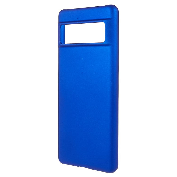 For Google Pixel 7 Pro 5G Rubberized Finish Phone Case Hard PC Glossy Surface Protective Cover - Blue