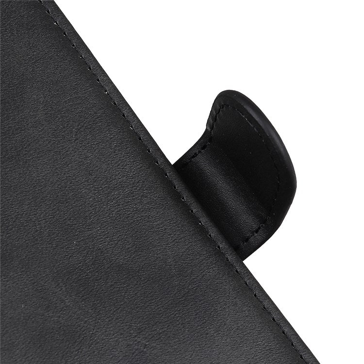 For Google Pixel 7 Pro 5G Foldable Drop-proof Stand Function Leather Wallet Case Magnetic Closing Phone Shell - Black