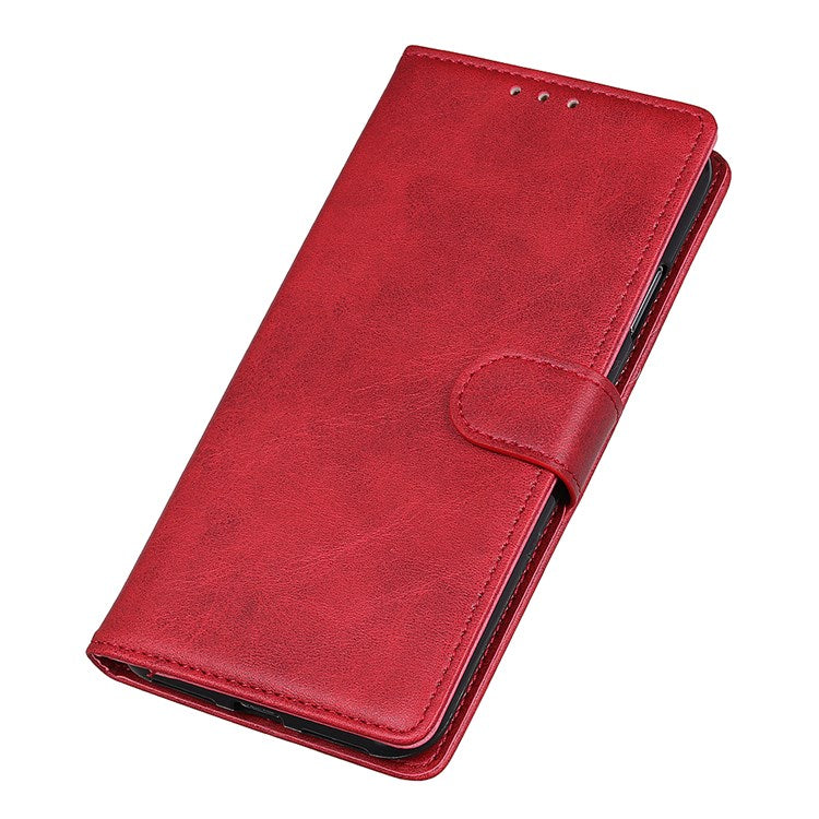 For Google Pixel 7 Pro 5G Foldable Drop-proof Stand Function Leather Wallet Case Magnetic Closing Phone Shell - Red