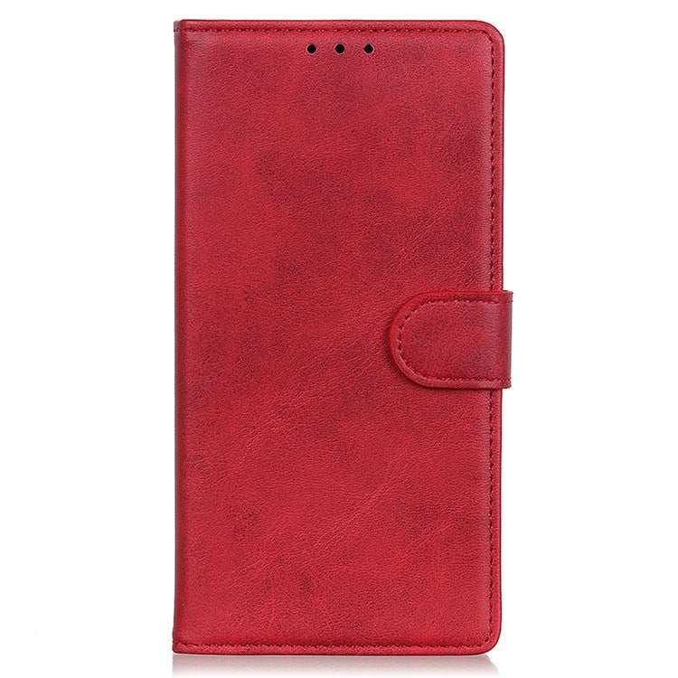 For Google Pixel 7 Pro 5G Foldable Drop-proof Stand Function Leather Wallet Case Magnetic Closing Phone Shell - Red